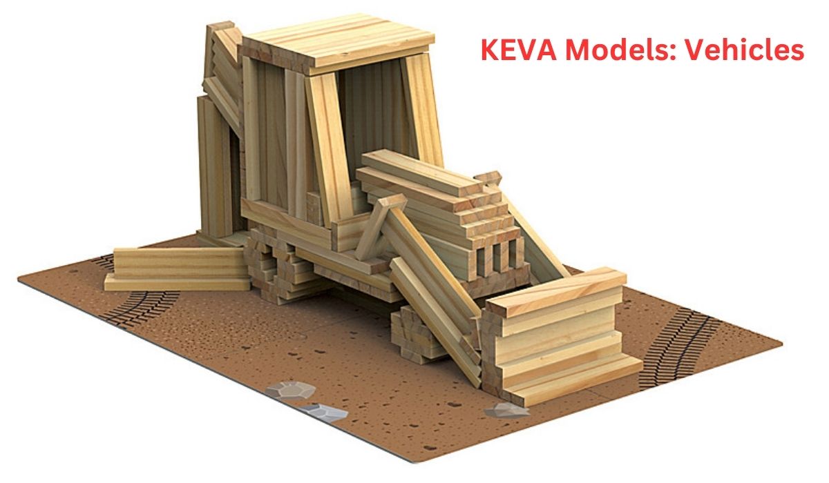 KEVA Models: Vehicles  The Ultimate Wooden Building Toy for